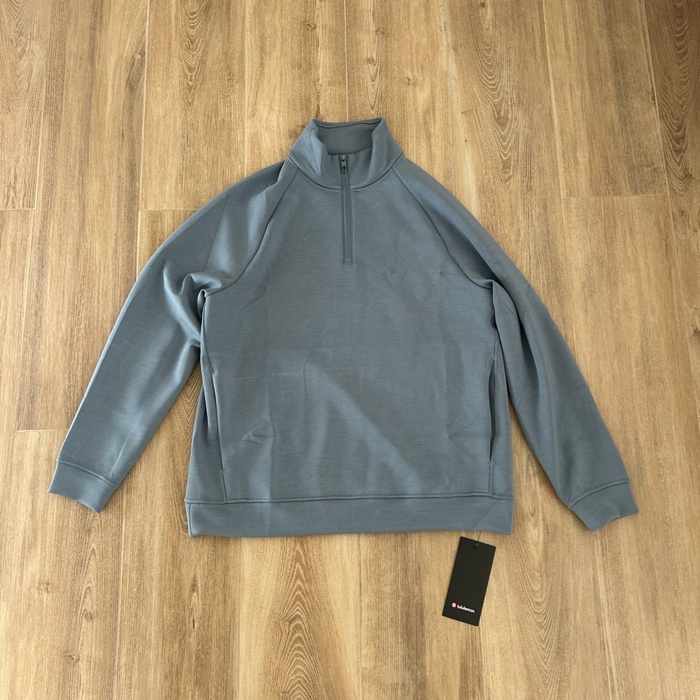 NEW Lululemon athletica Men's Gray Zip-Up Sweater
